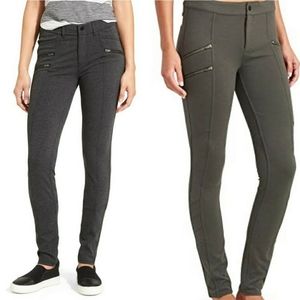 Athleta Moto ponte leggings army green 2